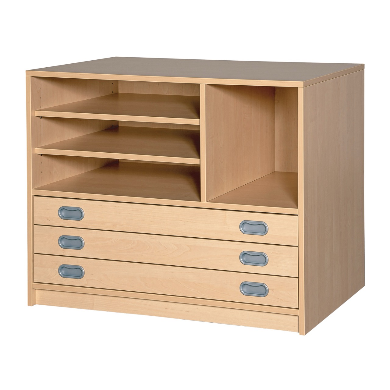 Papierschrank für Zeichnungen, Karton, Drucke oder Pläne