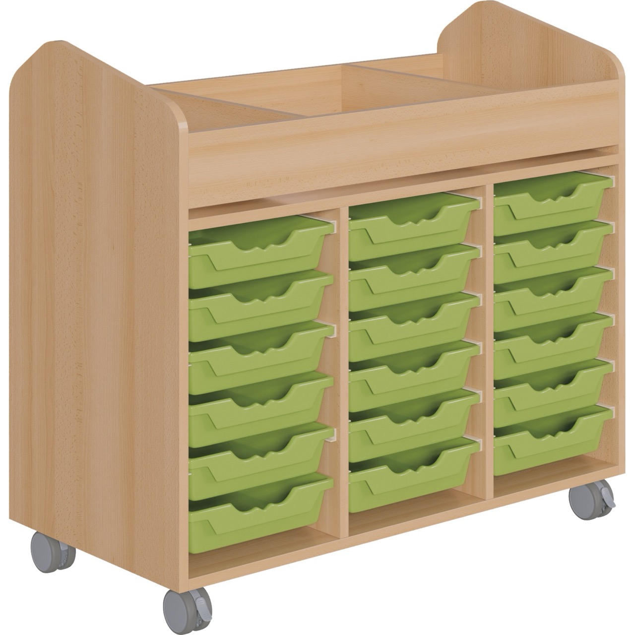 fahrbarer Bastelwagen mit Boxen - Kreativbasti 7 fahrbarer Bastelwagen mit Boxen - Kreativbasti 7