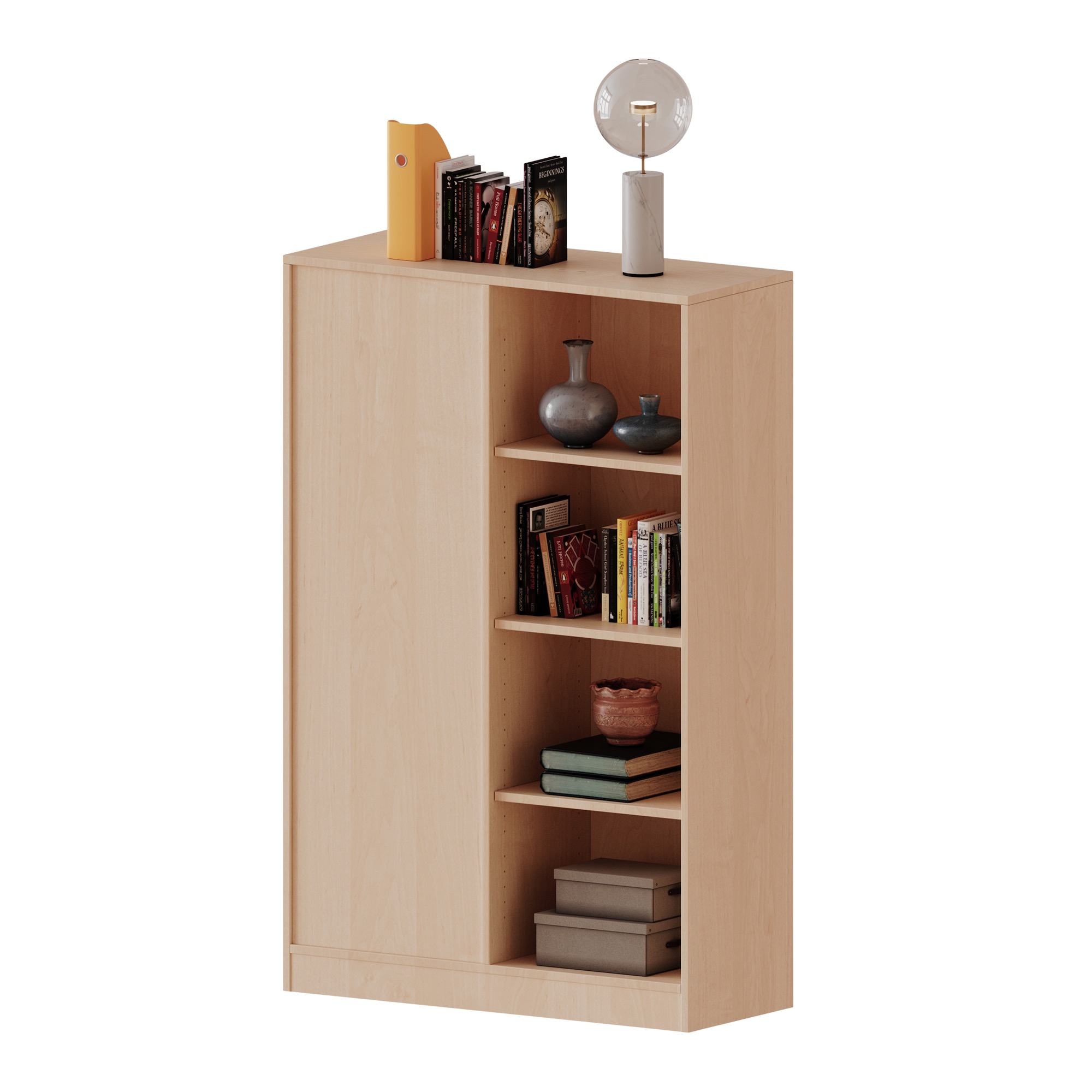 Raumteiler Regal mit 4 Ordnerhöhen  - EVO180