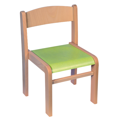 Stapelstuhl LIMBI mit Linoleumbelag