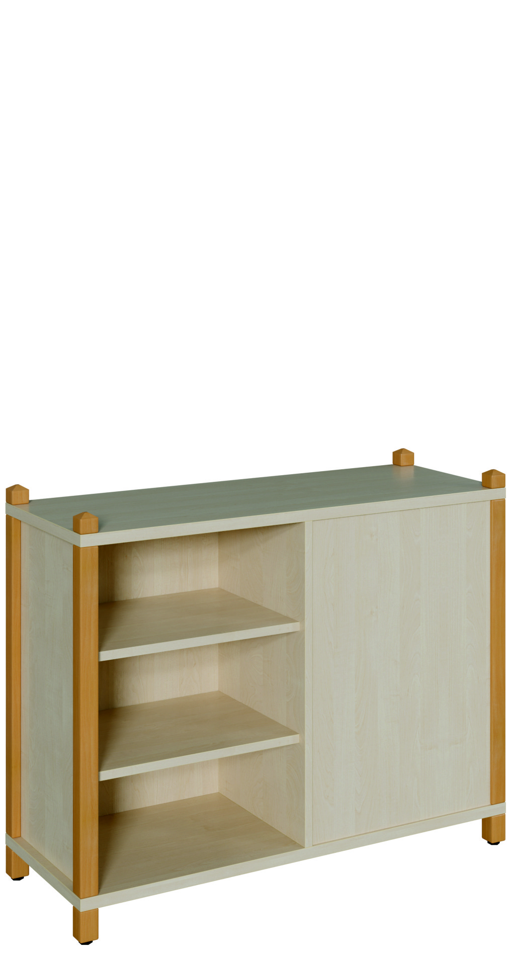 Raumteilerschrank wechselseitig offen Raumteilerschrank wechselseitig offen