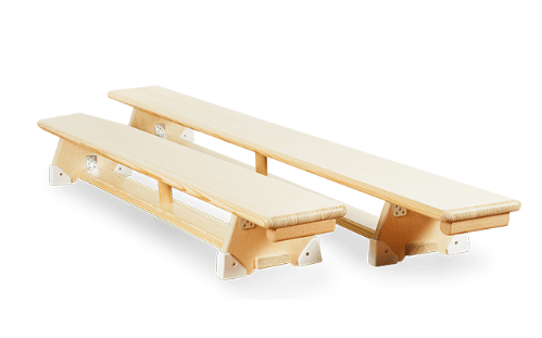 Turnbank 200x35x27,5 cm, inkl. rutschhemmenden Gummischonern