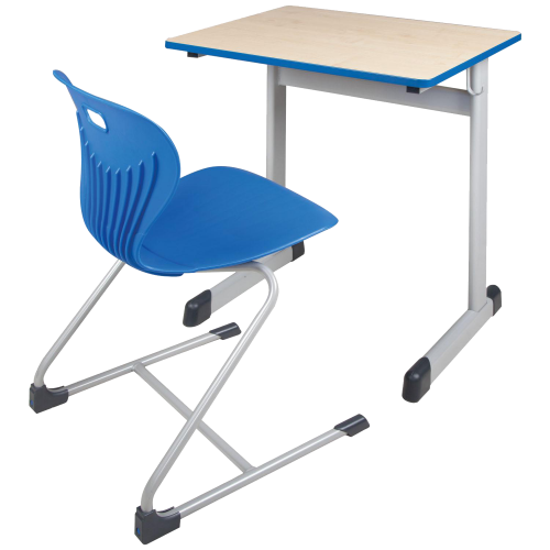 Schülertisch mit C-Fußtischgestell Modell T - 65 Tiefe