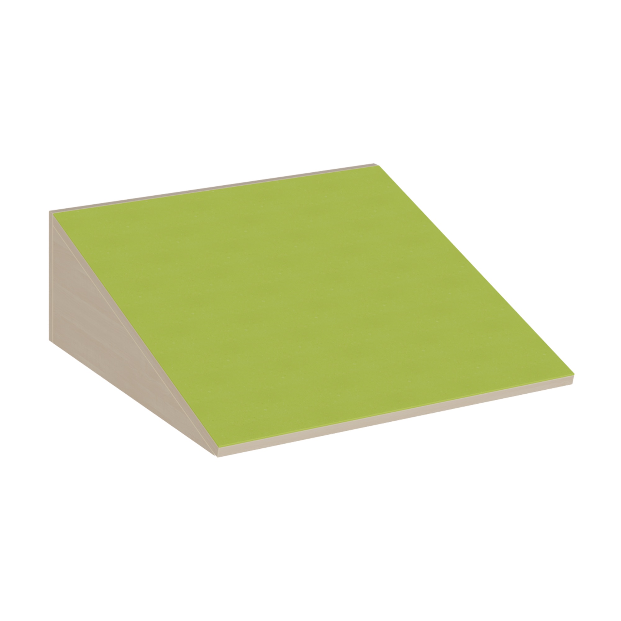 Aufgang Rampe mit Linoleum-Deckplatte - 24 cm