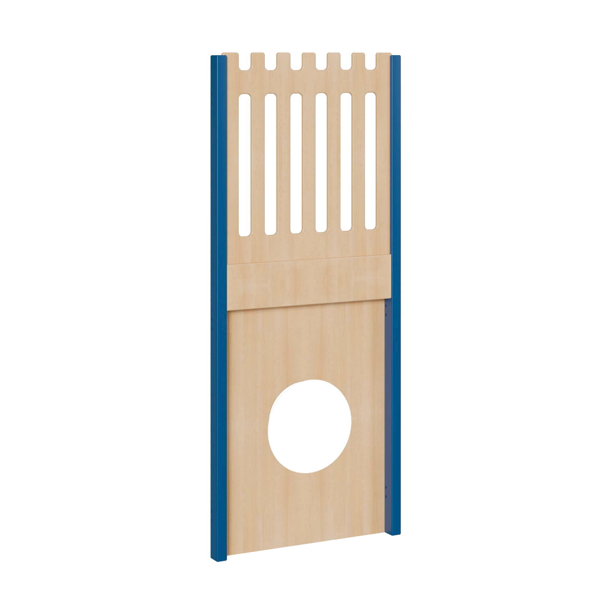 Spielburg-Wandelement für Podest-Höhe 99 cm, für variable Gestaltungen - Zaun/Kreis